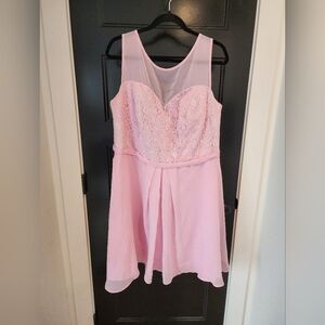 Azazi Plus Size 20  Bubble Gum Pink Dress